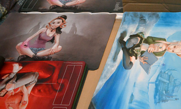 Product photo of Gamer Girl Playmats spread
